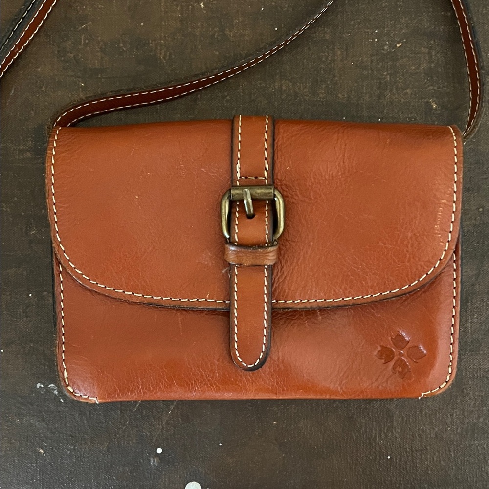 Patricia Nash Brown Crossbody Bag